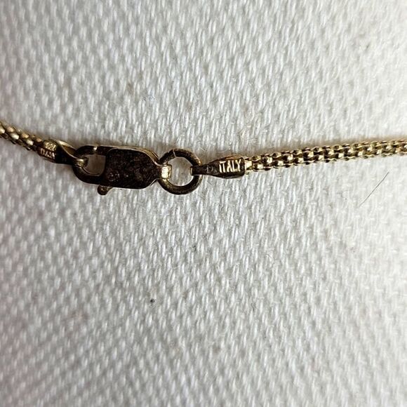 Silver Abalone Spiral Necklace – Sterling Silver – Coin Shape Shell - Picture 5 of 7